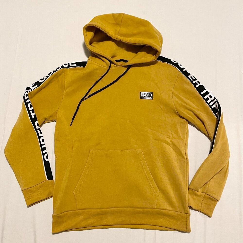 Super Triple Goose Sweater Hoodie Size Large Pullover
